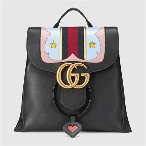 eugene gucci soft leather|Gucci marmont leather backpack.